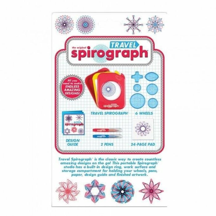 Set de Dibujo Spirograph Silverlit travel Multicolor 10 Piezas 1