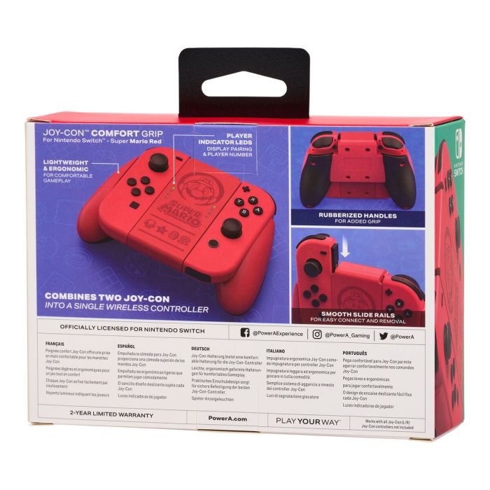 Mando Gaming Powera NSAC0058-02 Rojo Nintendo Switch 7