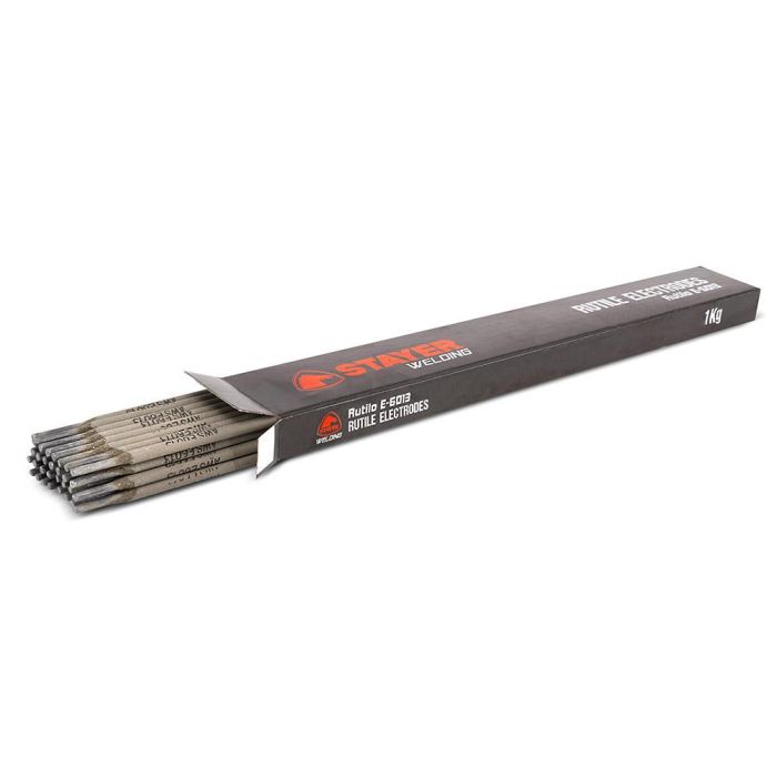 Electrodo ø2,5 x 300 mm rutilo e-6013, caja 1 kg.