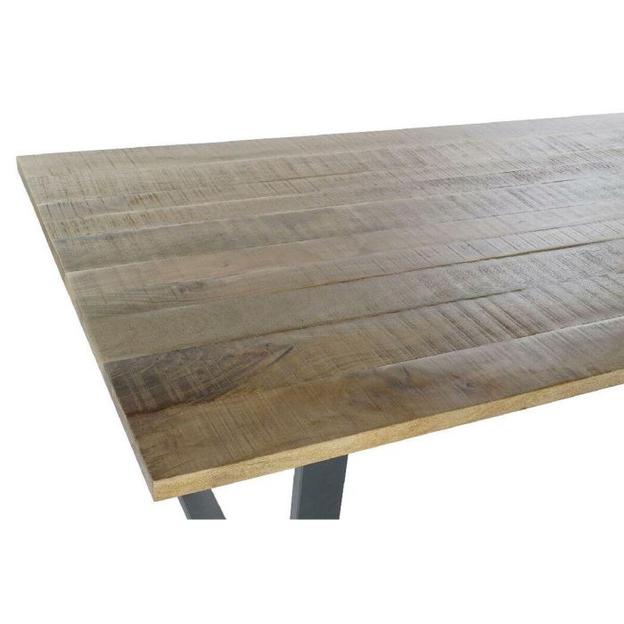 Mesa Comedor Vintage DKD Home Decor Natural Negro 100 x 76 x 200 cm 5 Mesa Comedor Vintage DKD Home Decor Natural Negro 100 x 76 x 200 cm 5