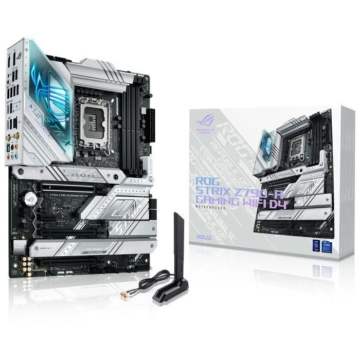 ASUS ROG STRIX Z790-A GAMING WiFi DDR4 Placa Base para Intel LGA 1700, Core i9, DDR4-SDRAM, Wi-Fi 6E, ATX
