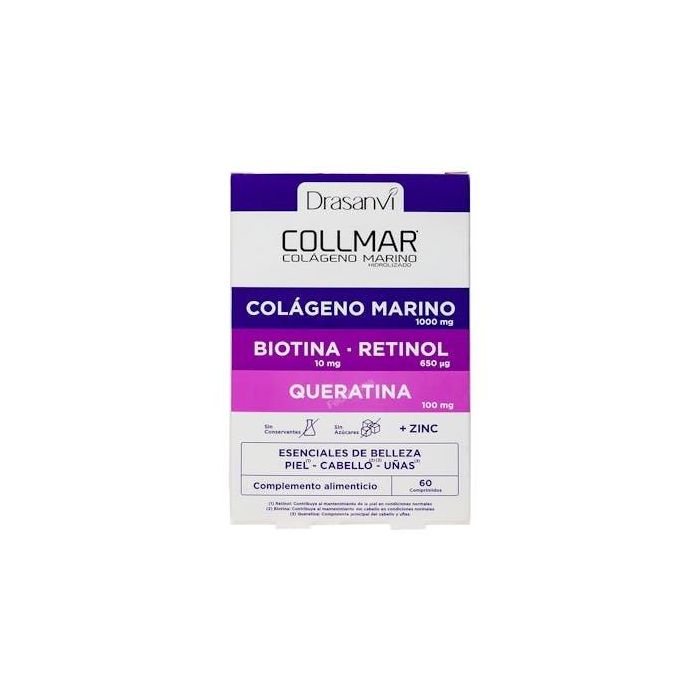DRASANVI Collmar Esenciales Belleza Sin Azucar 60 Comprimidos