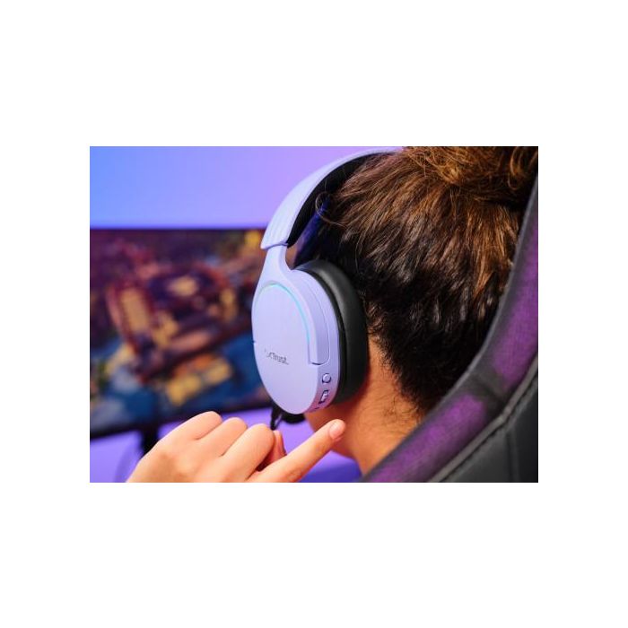 Trust Auriculares Gaming Inalámbricos GXT 491P Fayzo Doble Conexión 2.4GHz y Bluetooth Morado 25305 12 Trust Auriculares Gaming Inalámbricos GXT 491P Fayzo Doble Conexión 2.4GHz y Bluetooth Morado 25305 12