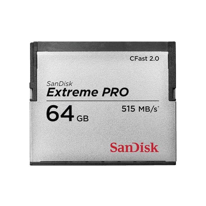 CARD 64GB SanDisk Extreme Pro 525MB/s CFast 2.0