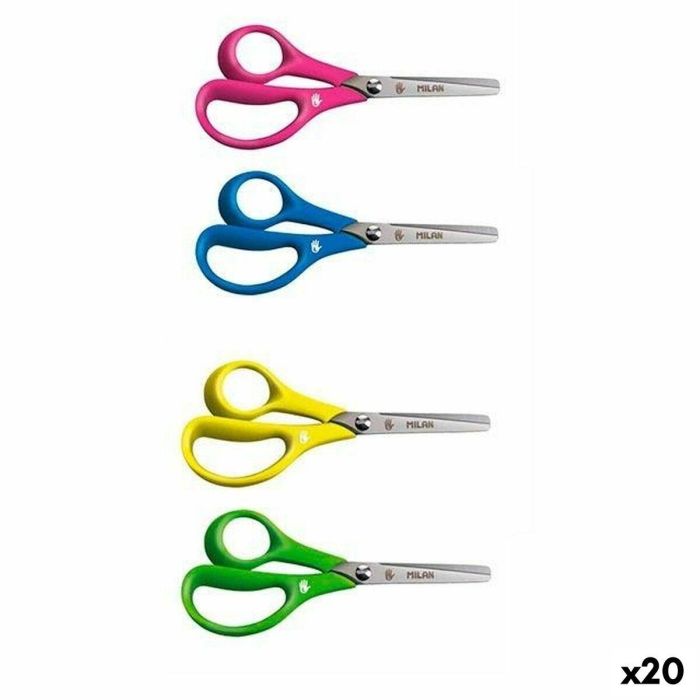 Tijeras Milan Acero Inoxidable 14 cm (20 Unidades) Tijeras Milan Acero Inoxidable 14 cm (20 Unidades)