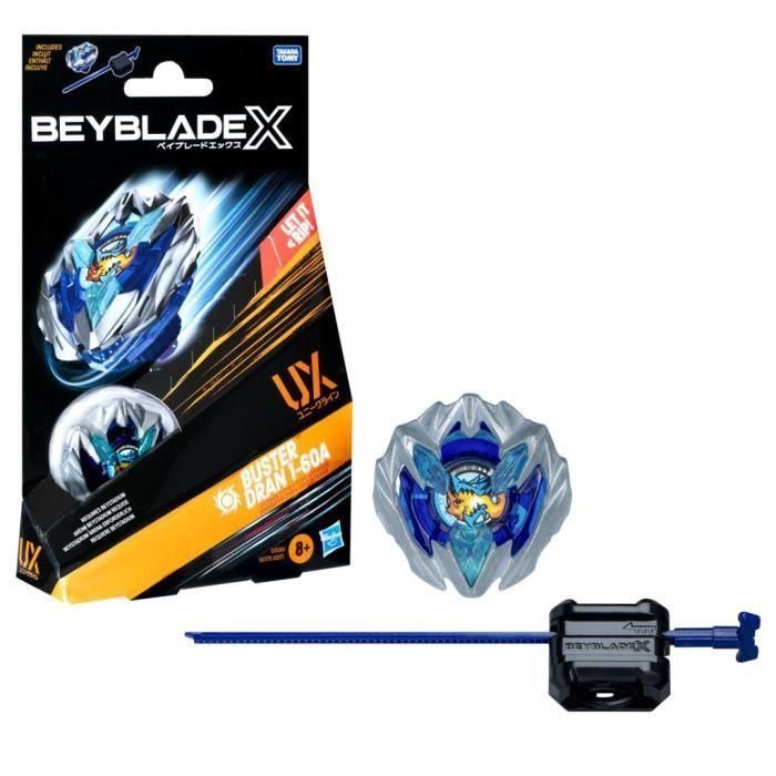 Takara Tomy 1-60A UX Beyblade X Buster Dran, Top de Batalla con Lanzador de Resistencia. Juguete Auténtico para Niños +8 Años Takara Tomy 1-60A UX Beyblade X Buster Dran, Top de Batalla con Lanzador de Resistencia. Juguete Auténtico para Niños +8 Años