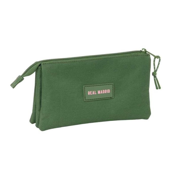 Safta Portatodo Triple Real Madrid Chica Caqui 22x12x3 cm 1