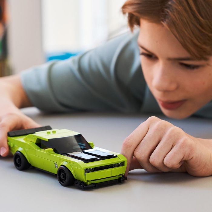 LEGO 77237 Dodge Challenger SRT Hellcat Speed Champions - Coche Deportivo de Juguete para Construir con Minifigura 4 LEGO 77237 Dodge Challenger SRT Hellcat Speed Champions - Coche Deportivo de Juguete para Construir con Minifigura 4