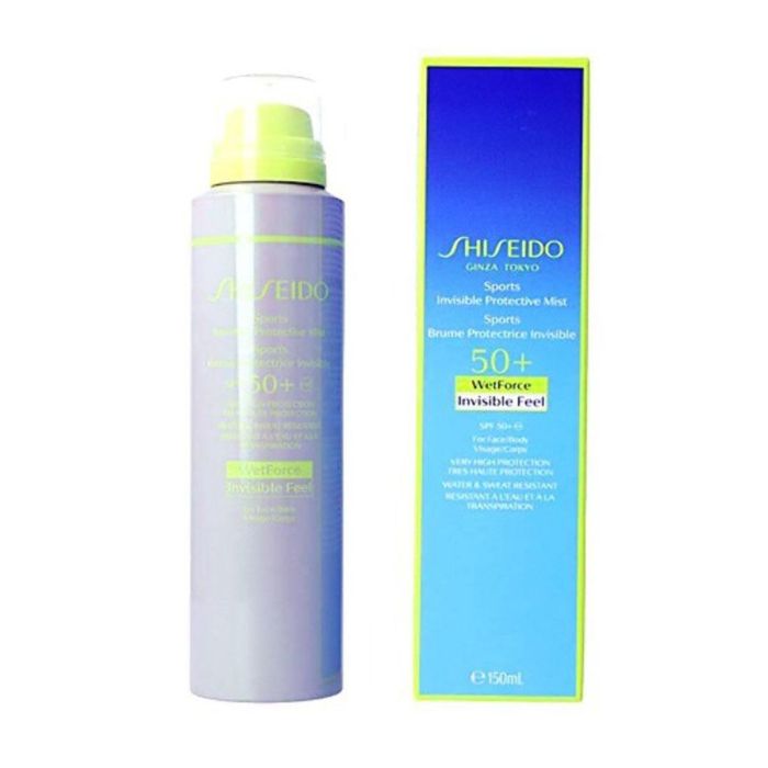 Shiseido Sports SPF50+ spray invisible 150 ml vaporizador Shiseido Sports SPF50+ spray invisible 150 ml vaporizador