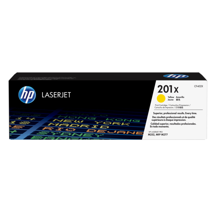 HP Toner Amarillo para LaserJet Pro M252, M277 MFP - 201X