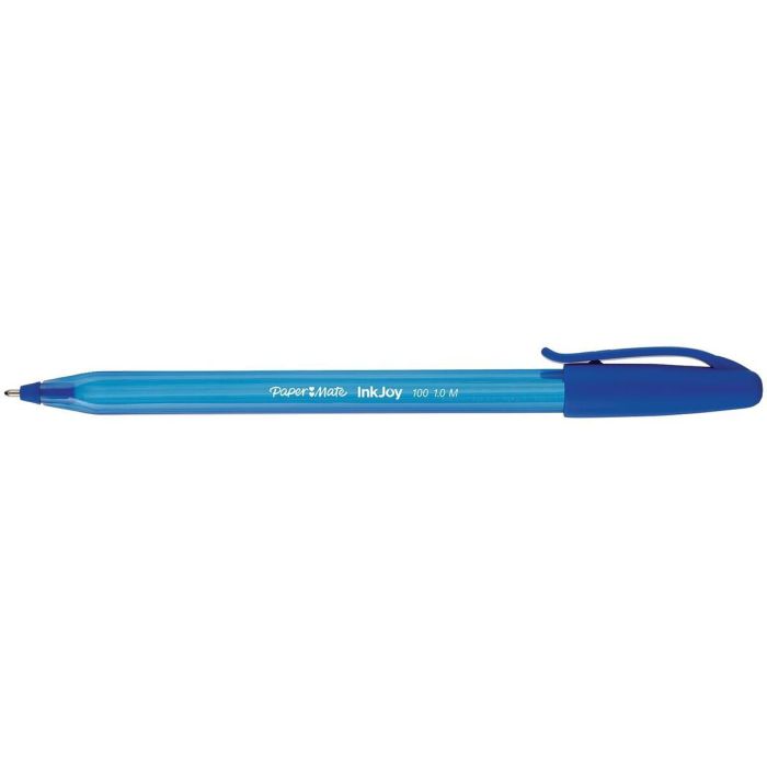 PAPER MATE Kugelschreiber InkJoy 100 Kappe 8St. M Blau 1 PAPER MATE Kugelschreiber InkJoy 100 Kappe 8St. M Blau 1