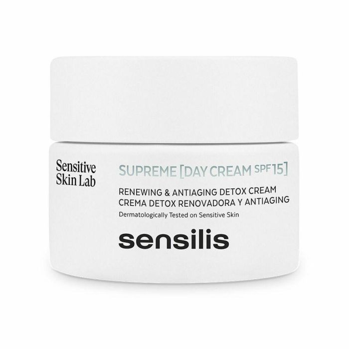 Sensilis SUPREME Crema de Día SPF15+ Detox Renovadora Antiaging Antiarrugas Pieles Secas y Normales 50 ml Sensilis SUPREME Crema de Día SPF15+ Detox Renovadora Antiaging Antiarrugas Pieles Secas y Normales 50 ml