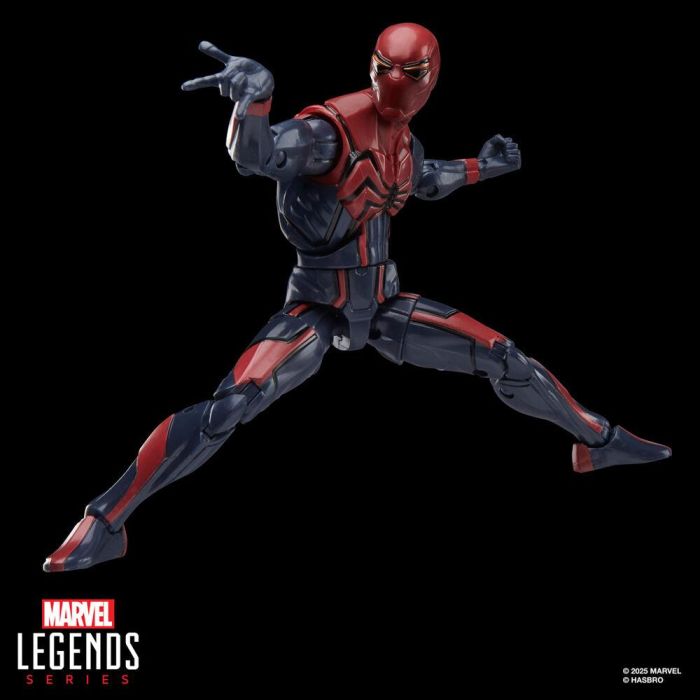Hasbro Figura Spider-Man Peter Parker Velocity Suit Marvel Legends Gamerverse 15 cm con 4 Accesorios Articulada 4