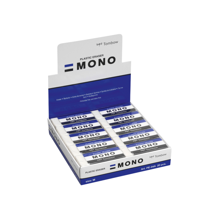 Tombow Goma de borrar PVC Mono Tamaño M para Lápiz, Borrado Excelente, Ideal para Dibujo Manga y Cómics, 19 g 1