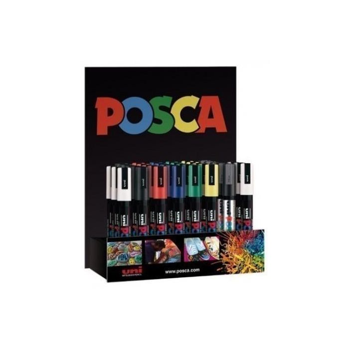 Posca Expositor Marcador Pc-5M-3D Surtido -36U-