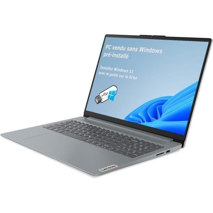 Portátil Lenovo Ideapad Slim 3 16IAH8 | 16'' WUXGA - INTEL i5-12450H - 16GB RAM - 512GB SSD - Sin Windows - AZERTY 1