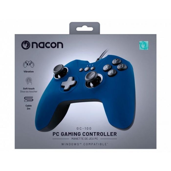 Nacon Pcgc-100Blue Controller Wired Pc Blue 4