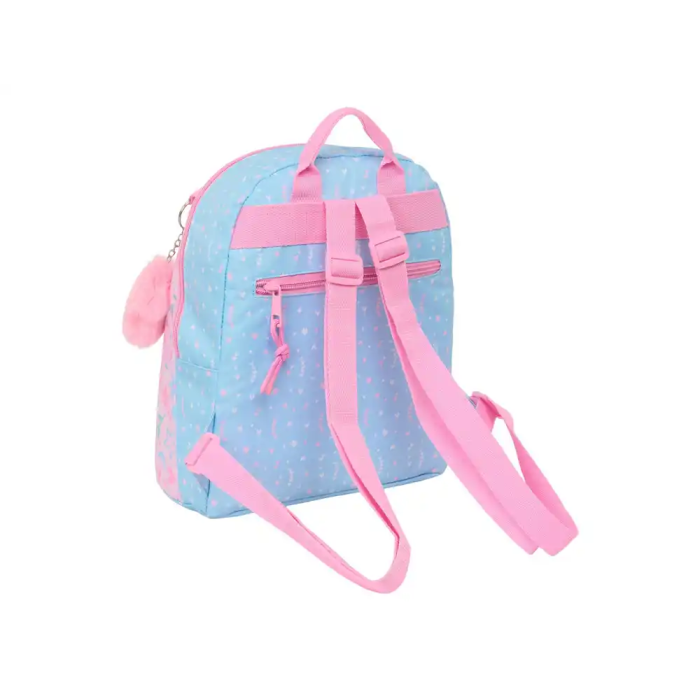 Mochila BlackFit8 Smile Rosa Azul claro 25 x 30 x 13 cm Mini 1