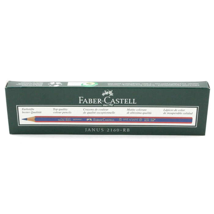 Faber Castell Lápiz Bicolor 2160 Rb Rojo-Azul Set de 12 Unidades (Set de 12) 3