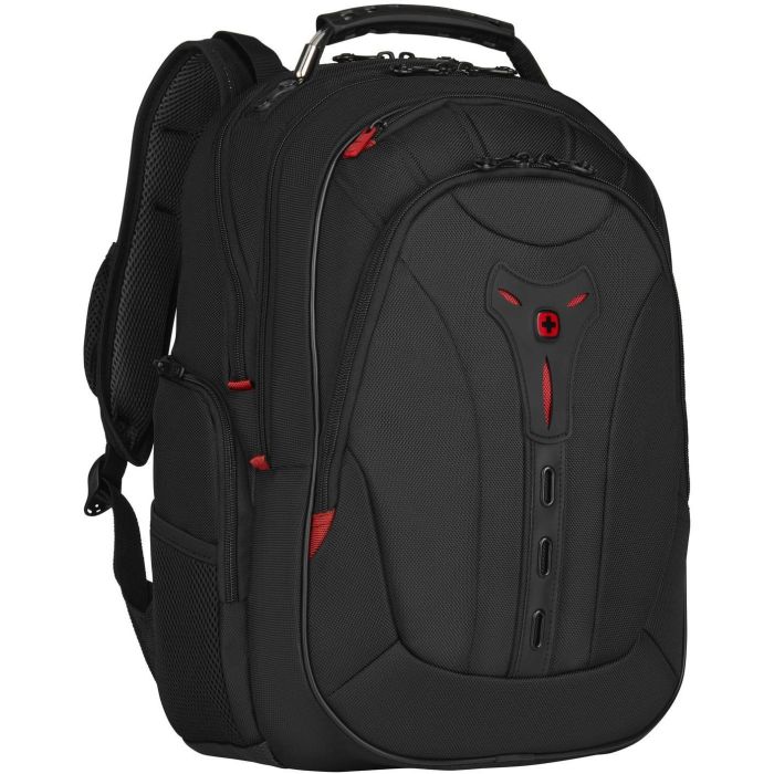 Wenger Pegasus Deluxe Ballistic Mochila para portátil de 16 pulgadas Negra con compartimento para tableta 3