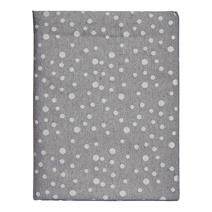 Mantel Gris Jacquard Blanco (140 x 180 cm)