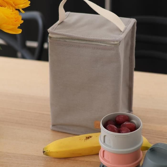 BEABA, Bolsa de comida para bebés, isotérmica, gris perla 5 BEABA, Bolsa de comida para bebés, isotérmica, gris perla 5