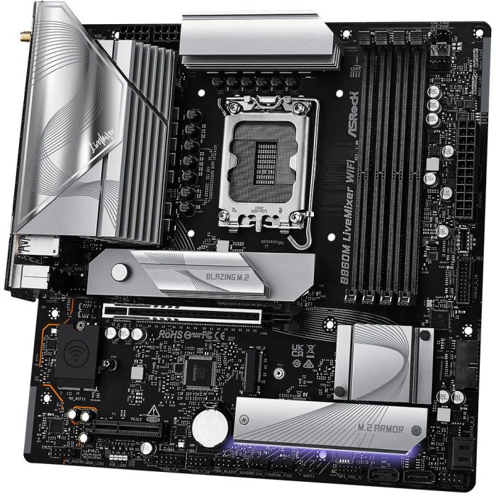 ASRock B860M LiveMixer WiFi 1851 mATX DDR5 HDMI/USB-C 4