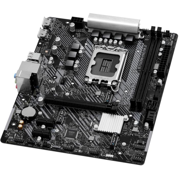 Asrock Placa Base B760M-H M.2 LGA1700 micro ATX Compatible con Intel Core i3/i5/i7/i9 2 Asrock Placa Base B760M-H M.2 LGA1700 micro ATX Compatible con Intel Core i3/i5/i7/i9 2