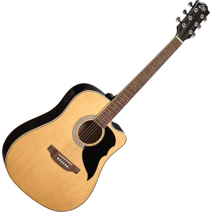 EKO Guitarra Acústica Dreadnought Ranger 6 A/E Cutaway Electroacústica Natural 2