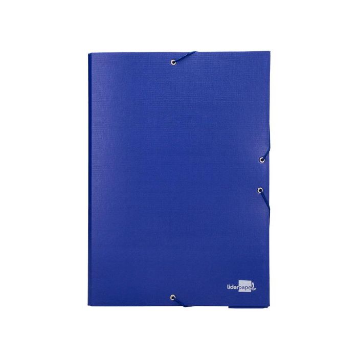 Carpeta Proyectos Liderpapel Folio Lomo 70 mm Carton Forradoazul 2