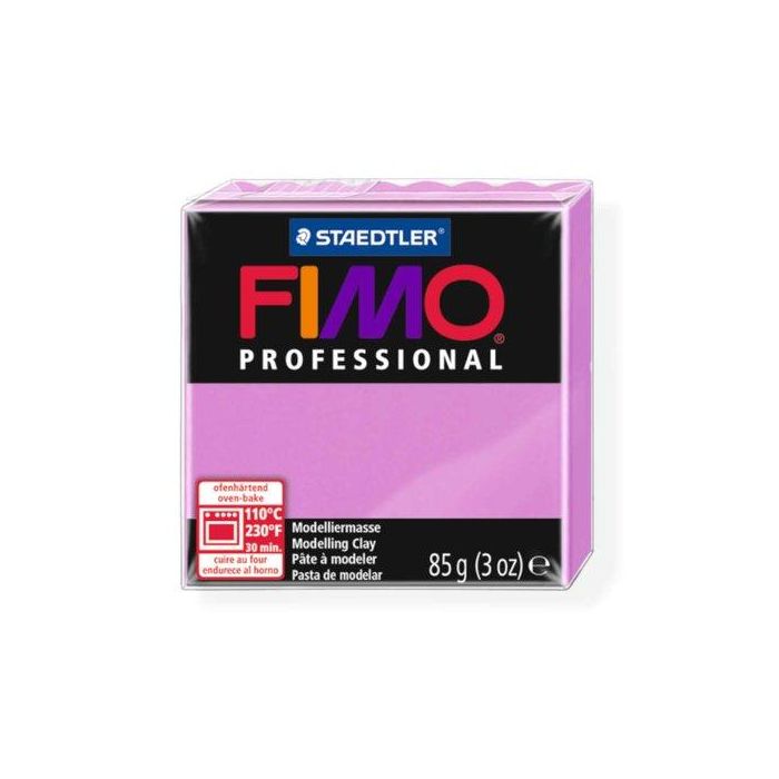 Pasta Modelar Fimo Professional Lavanda 85 Gr. (Set de 4)