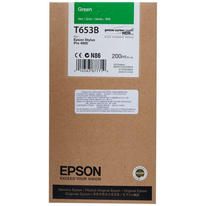 Epson GF Stylus Pro-4900 Cartucho Verde (200 ml) 1 Epson GF Stylus Pro-4900 Cartucho Verde (200 ml) 1