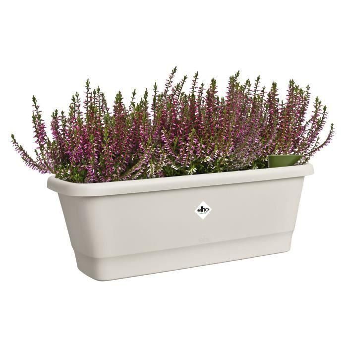 Elho Noa Balconiere M - Gris - L 52 x B 20 x H 18 cm - Balcón exterior - 100% reciclado 1 Elho Noa Balconiere M - Gris - L 52 x B 20 x H 18 cm - Balcón exterior - 100% reciclado 1