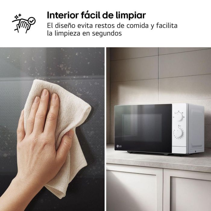 Microondas con Grill LG Negro 20 L 700 W 1 Microondas con Grill LG Negro 20 L 700 W 1