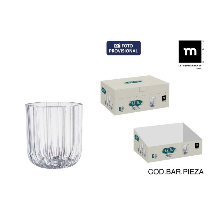 Vaso Ariza 270 ml - La Mediterranea (48 Unidades) 0 Vaso Ariza 270 ml - La Mediterranea (48 Unidades) 0