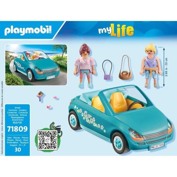 Playmobil 71809 Viaje por Carretera Descapotable con 2 Figuras, Enganche Remolque y Accesorios de Moda para +4 años 5 Playmobil 71809 Viaje por Carretera Descapotable con 2 Figuras, Enganche Remolque y Accesorios de Moda para +4 años 5
