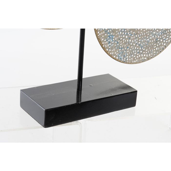DKD Home Decor | Decoración Glam de Metal con Círculos Terracota y Dorado | Ancho 38.7cm, Largo 9cm, Alto 52.7cm | Pack de 4 Unidades 2 DKD Home Decor | Decoración Glam de Metal con Círculos Terracota y Dorado | Ancho 38.7cm, Largo 9cm, Alto 52.7cm | Pack de 4 Unidades 2