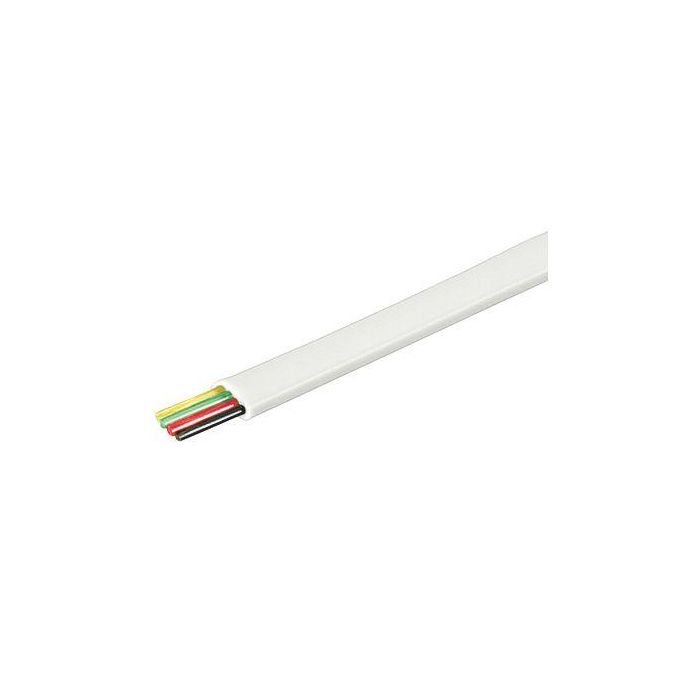 MicroConnect MPK100-4W Cable Telefónico Plano 4 Hilos, 100 Metros - Calidad Europea, Conexión Fiable Hogar/Oficina MicroConnect MPK100-4W Cable Telefónico Plano 4 Hilos, 100 Metros - Calidad Europea, Conexión Fiable Hogar/Oficina