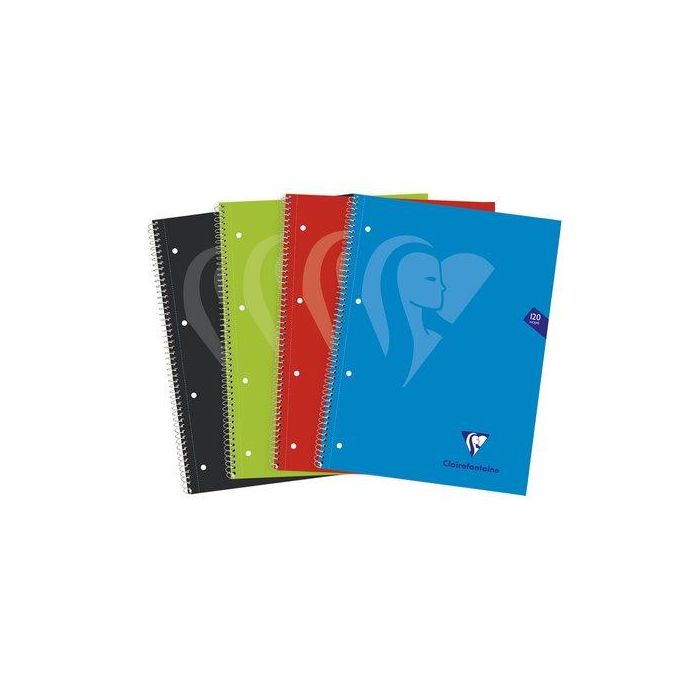 Bloc Clairefontaine Mimesys T.Extradura Microperforado A4+ 120H 5X5 90G 15 unidades
