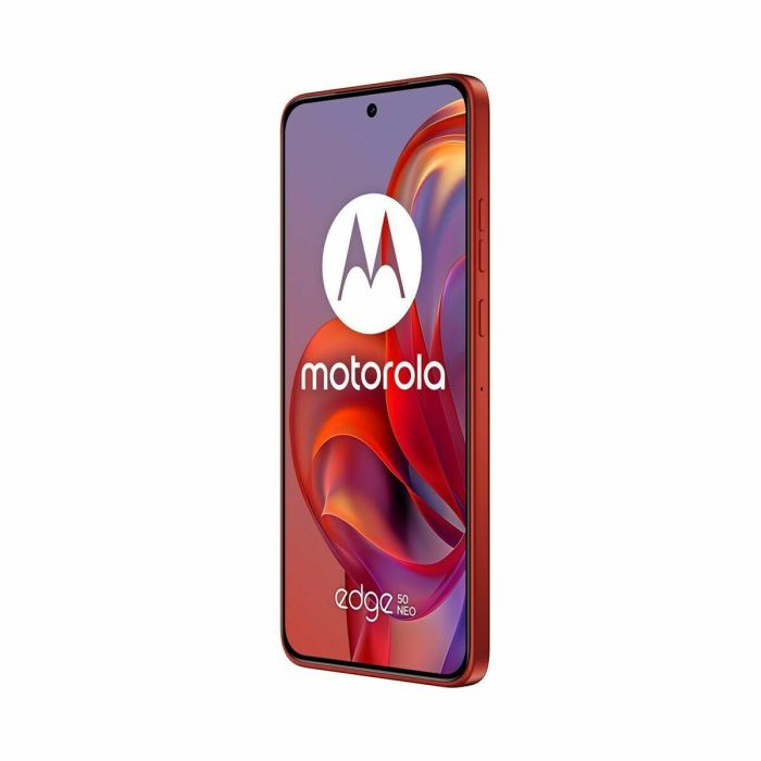 Smartphone Motorola Edge 50 Neo Pantone Poinciana 256 GB 6,36" 8 GB RAM Rojo 5G Smartphone Motorola Edge 50 Neo Pantone Poinciana 256 GB 6,36" 8 GB RAM Rojo 5G