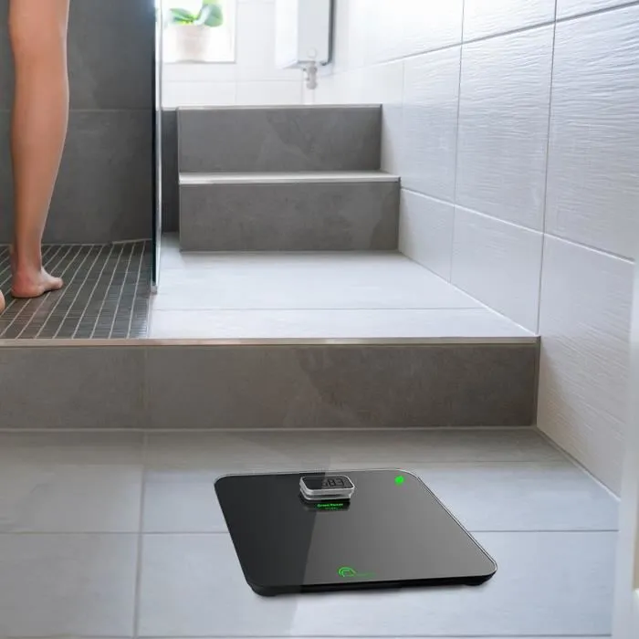 Little Balance 8276 Kinetic Premium Báscula sin Batería, Recargable con Botón, 180 kg / 100 g, Negro 3