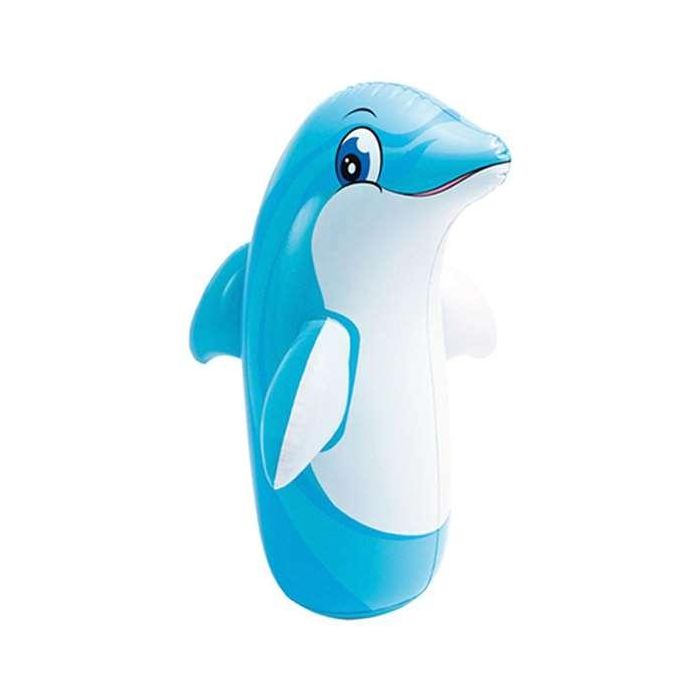 Intex Figura Hinchable Tentetieso 98x44 cm Delfín, Tigre o Dinosaurio PVC Surtido para +3 años 1