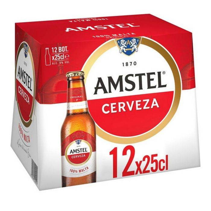 Cerveza Amstel 12 x 250 ml