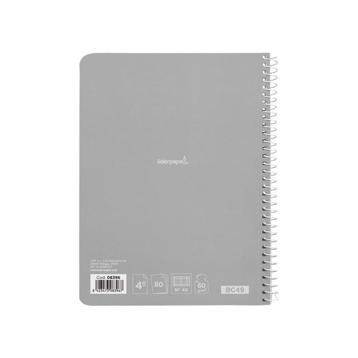 Cuaderno Espiral Liderpapel Cuarto Witty Tapa Dura 80H 75 gr Rayado Nº 46 Colores Surtidos 10 unidades 1