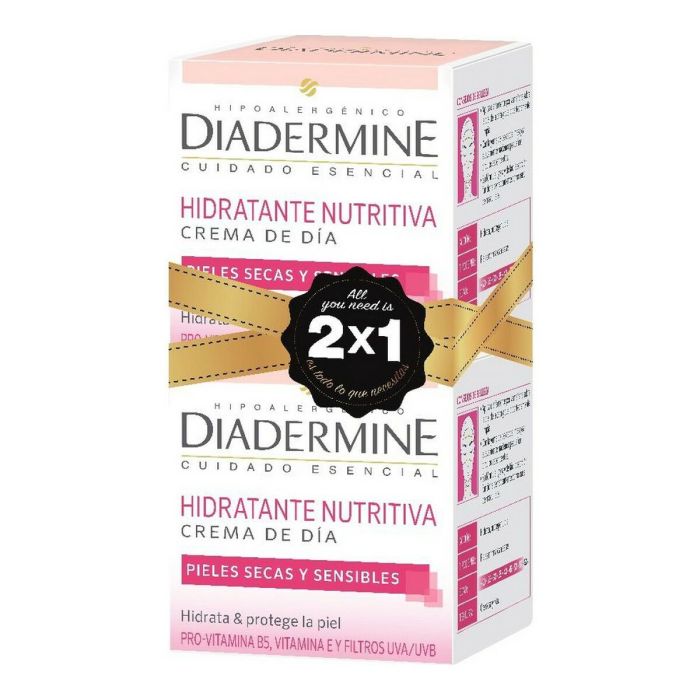 Set de Cosmética Mujer Diadermine Ph5 Crema de Día 2 Piezas