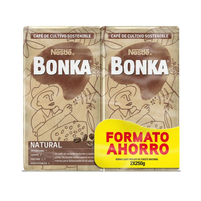 Café Molido Bonka 2 x 250 g Natural