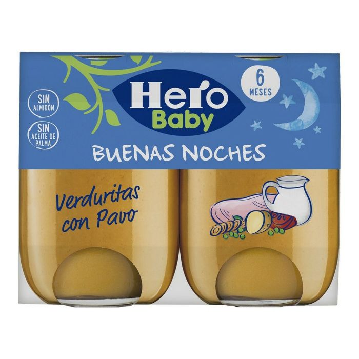 Potito Hero Buenas Noches Pavo Verduras (2 x 190 gr) 1
