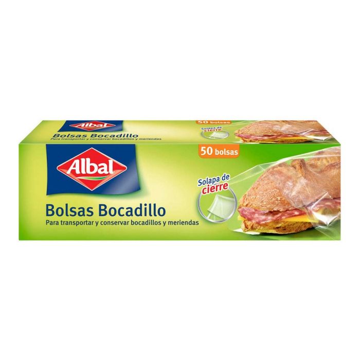 Bolsas Albal Portabocadillos 50 Unidades