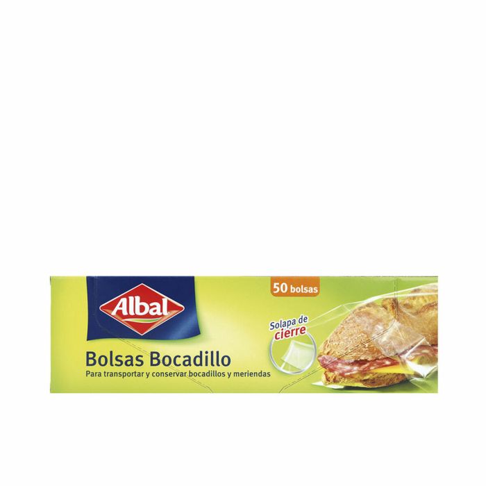 Albal Bolsas Bocadillo Con Solapa De Cierre