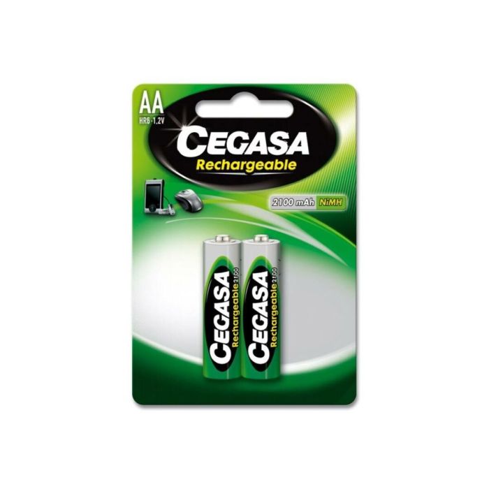 Pilas Recargables Cegasa 104371 2100 mAh (2 uds)